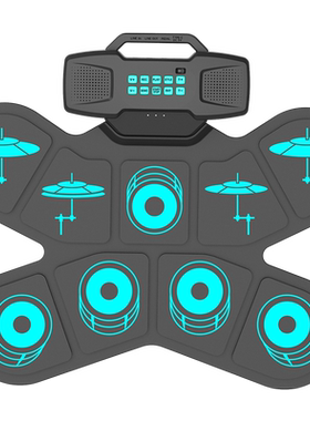 手卷便携电子鼓架子鼓初学者入门儿童益智练手家用打击板DTX游戏