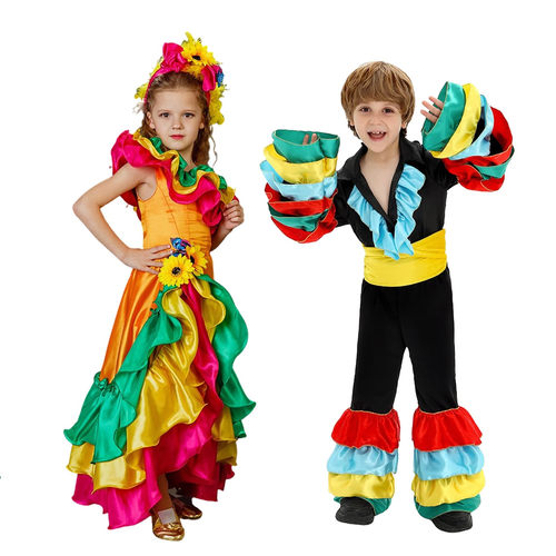 万圣节主题穿搭儿童狂欢节衣服