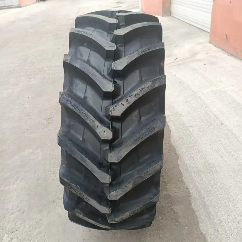 农用拖拉机轮胎 480/70R24 人字花纹 子午线轮胎厂家批发