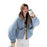 现货2497kp325k478短款休闲羽绒服2025冬季新款休闲百搭韩系外套，女装羽绒服，丽人依阁