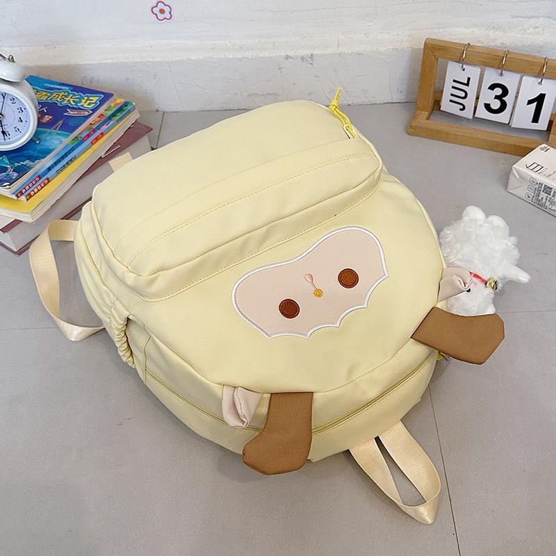 可爱迷你小羊双肩包轻便小巧丑萌小书包小学生少女外出旅游小背包