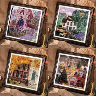 爆款拼图500片烫金冬灯拼图-节日之夜圣诞节日成年人玩具益智解压