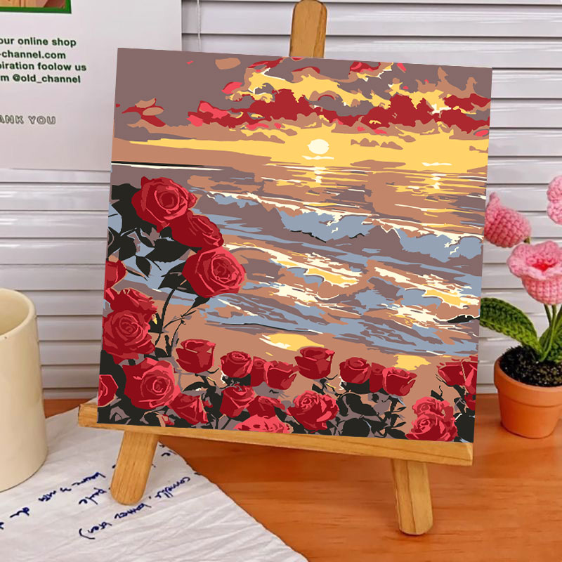 025新款蝴蝶数字油画diy手工涂色