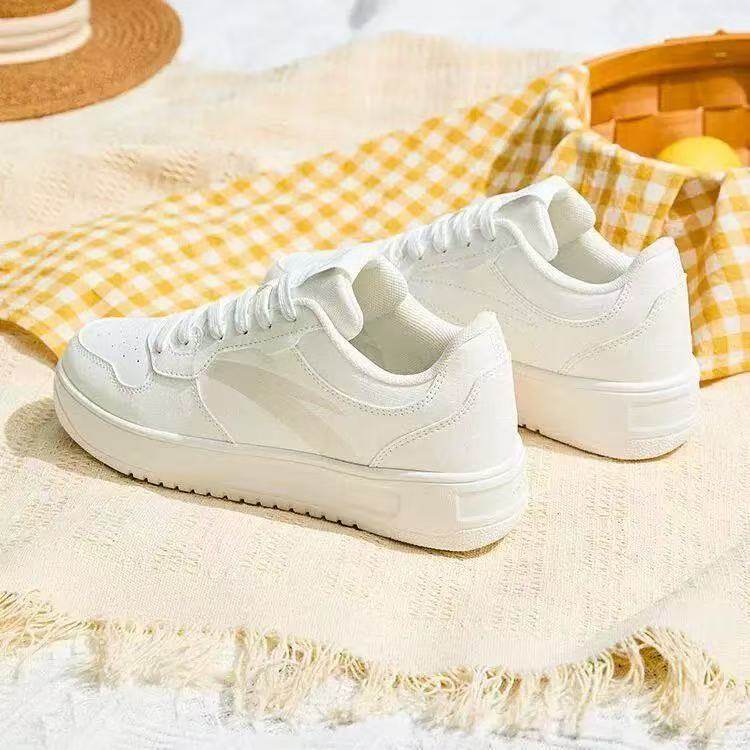 安踏轻松经典板鞋女子冬季厚底小白鞋白色休闲鞋子轻便学生运动鞋,运动鞋new,板鞋,淘宝优惠券,粉丝福利购,淘宝优惠卷