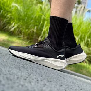 厚底减震回弹轻便透气休闲跳绳运动鞋 男女款 V2跑步鞋 李宁吾跃2.0