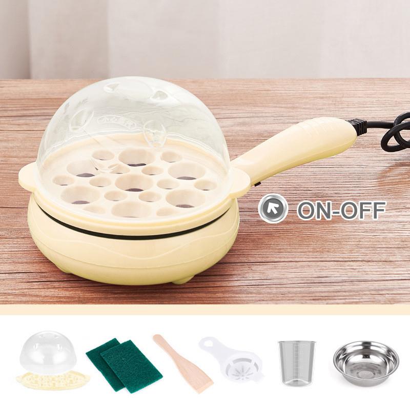 美标110煎蛋器蒸蛋器煮蛋机迷你插电煎锅全自动断电家用早餐