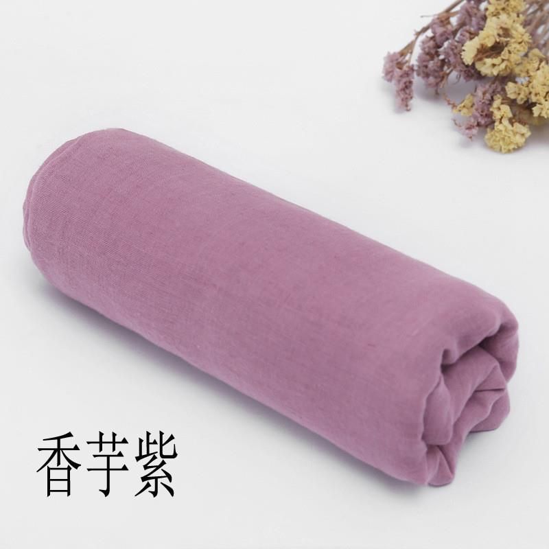 青海茶卡盐湖旅游拍照大红色棉麻围巾女沙漠防晒披肩海边旅游纱巾
