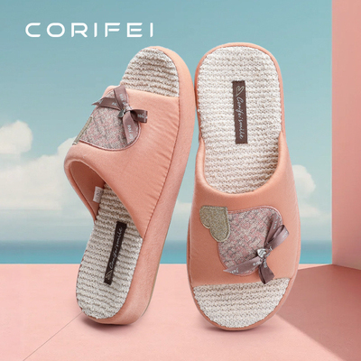 CORIFEI家丽芙春秋四季女士家居室内防滑静音厚底拖鞋DS-32891