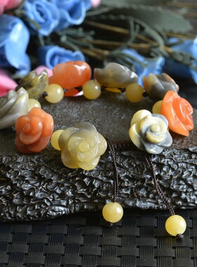 天然新疆手钏彩玉