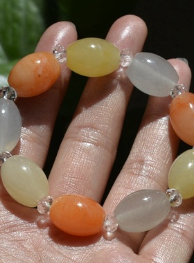 天然新疆手钏彩玉