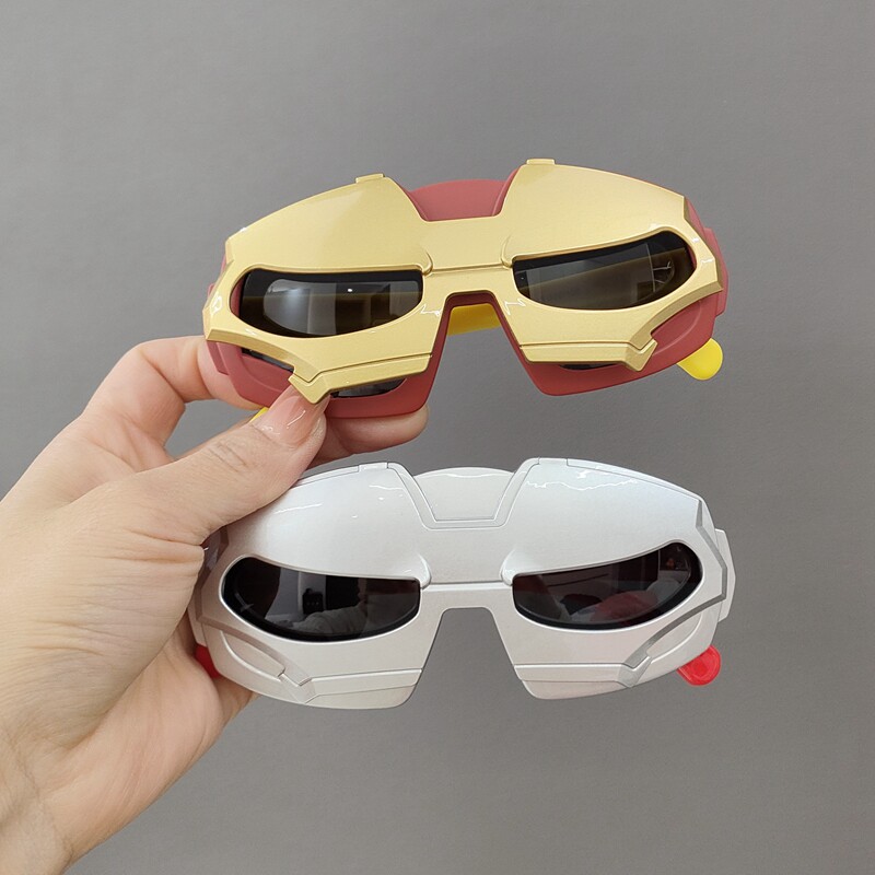 儿童墨镜男童炫酷卡通钢铁侠宝宝硅胶眼镜小男孩偏光太阳镜防晒潮