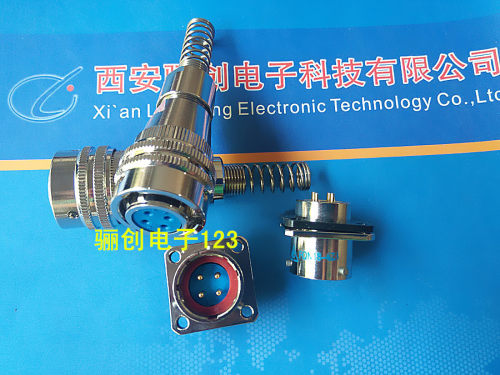 FQN30-42TK FQN30-42ZJ 内卡口防水连接器 42芯插头插座 铜镀镍