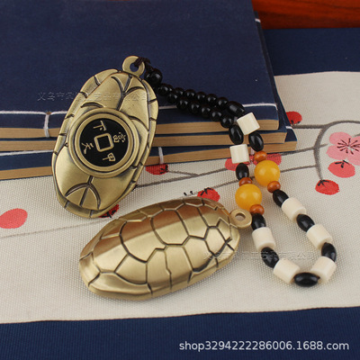 鼎铜黄铜富甲天下转转手把件新款创意解压转转铜工艺品包包钥匙扣