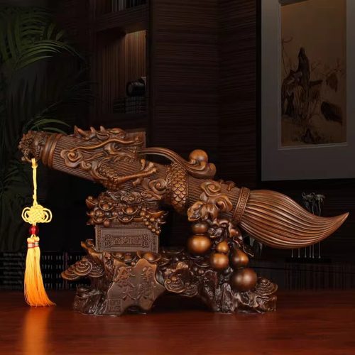 大发财笔摆件百宝箱状元笔客厅酒柜书房办公室桌面开业送礼装饰品