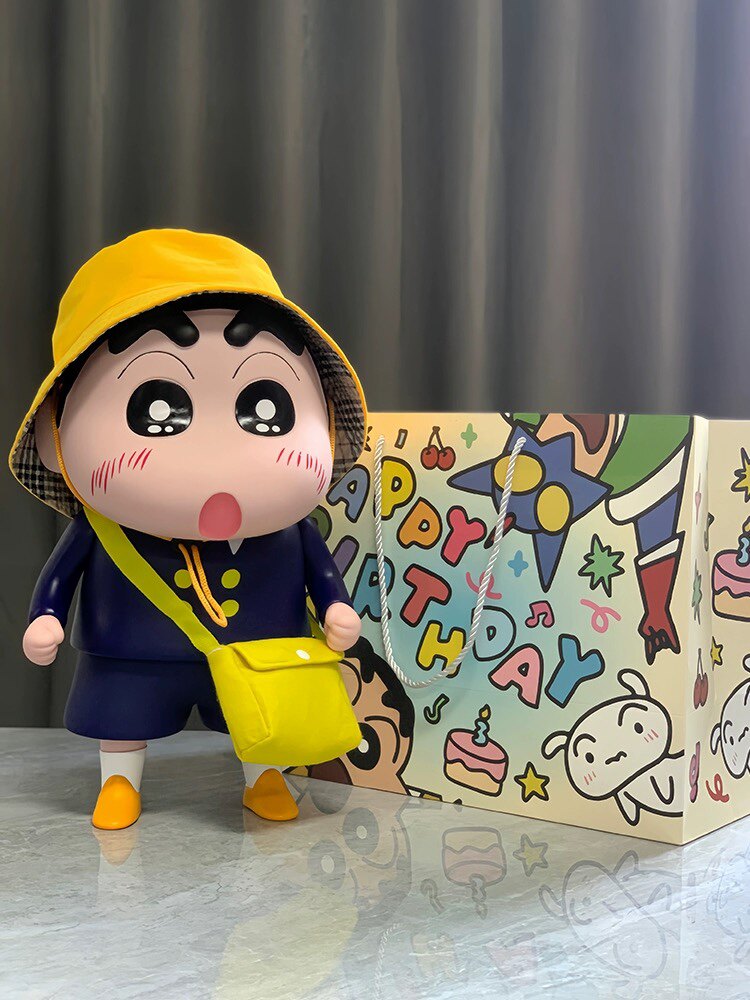 蜡笔小新摆件潮玩动漫手办二次元潮玩盲盒