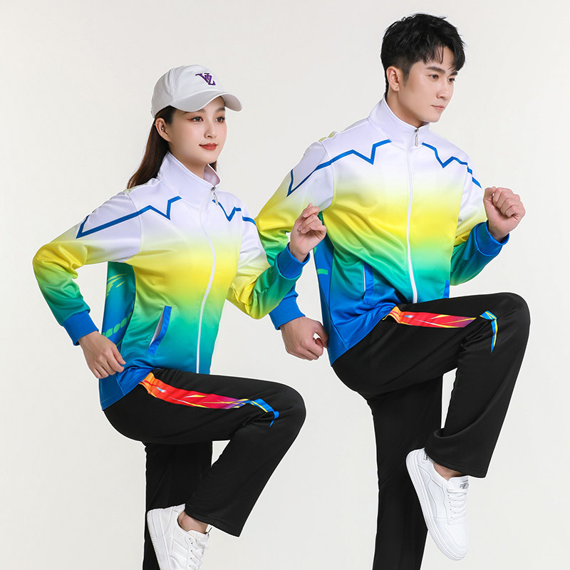 中国梦之队运动套装广场舞健身操三件套男女学生班服运动会春秋装