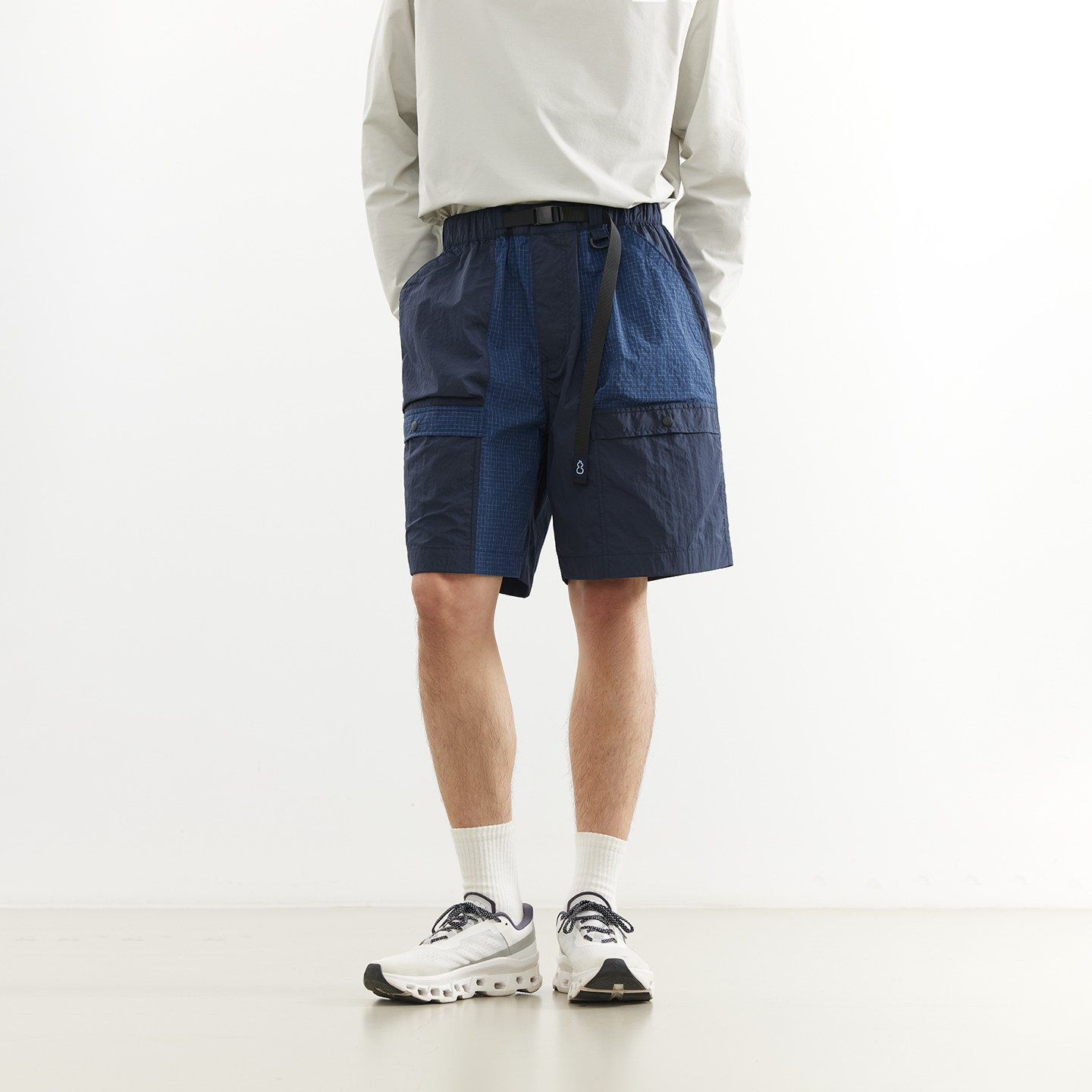 吃茶去chichaqu26春夏户外拼接短裤山系机能骑行徒步越野运动男女