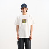 景观 超级美好花 吃茶去chichaqu全棉圆领短袖 T恤宽松款