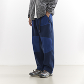 吃茶去chichaqu25秋冬山系拼接抓绒摇粒绒保暖宽松户外卫裤 束脚