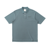 ㎡ 全棉345g 刺绣字母 POLO衫 吃茶去chichaqu原创重磅短袖