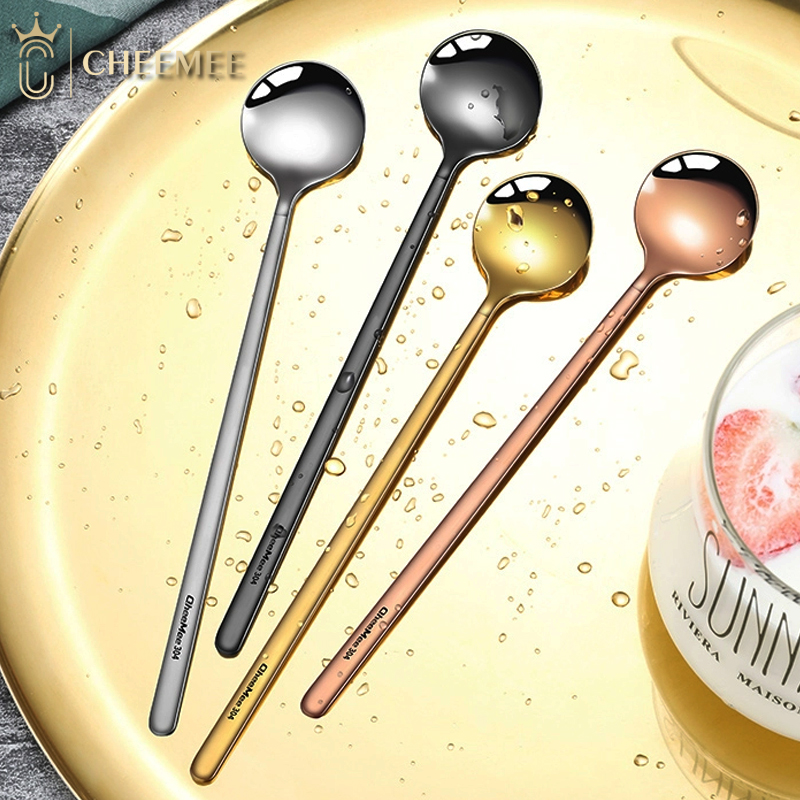 304不锈钢酸奶调羹欧式磨砂勺子