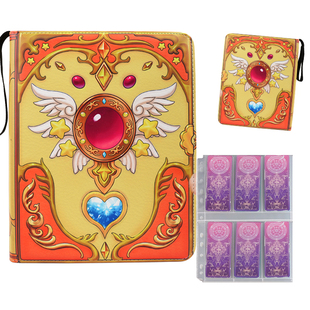 叶罗丽卡册6宫格内页高颜值长版活页夜萝莉卡片收集册ins风收藏册