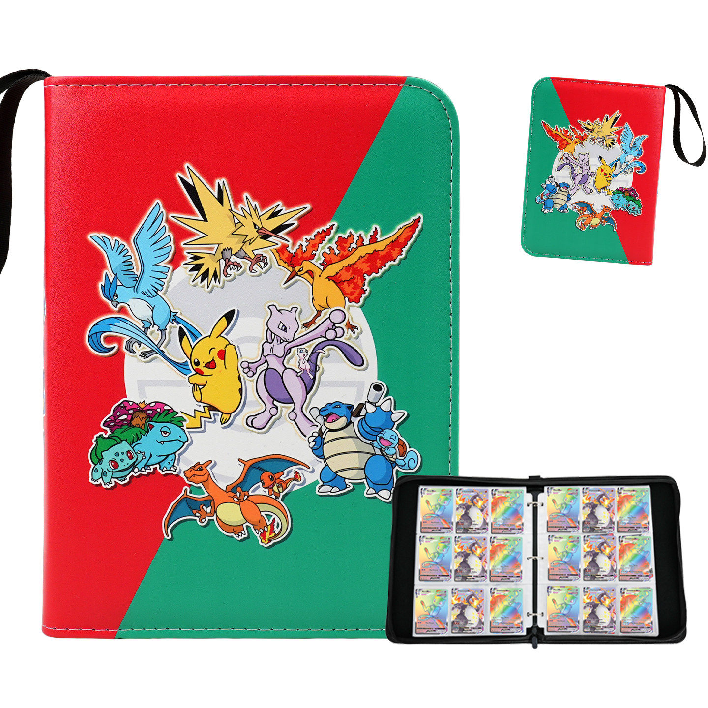 宝可梦30周年PTCG卡片收藏册世代卡册豪华皮质神奇宝贝卡牌收纳册