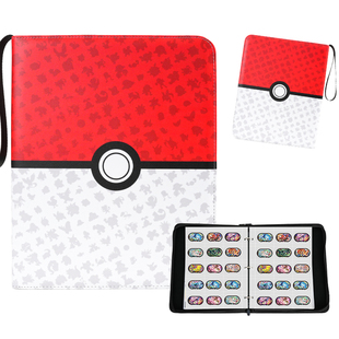 新款宝可梦明耀之星卡收集册椭圆卡册大容量街机游戏卡牌收藏册包