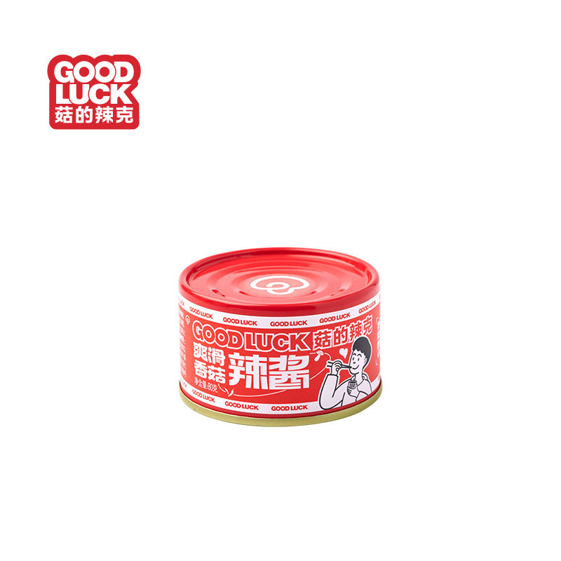 菇的辣克 罐装爽滑香菇10罐 爽滑香菇辣酱夹馍拌面酱辣椒酱拌饭酱