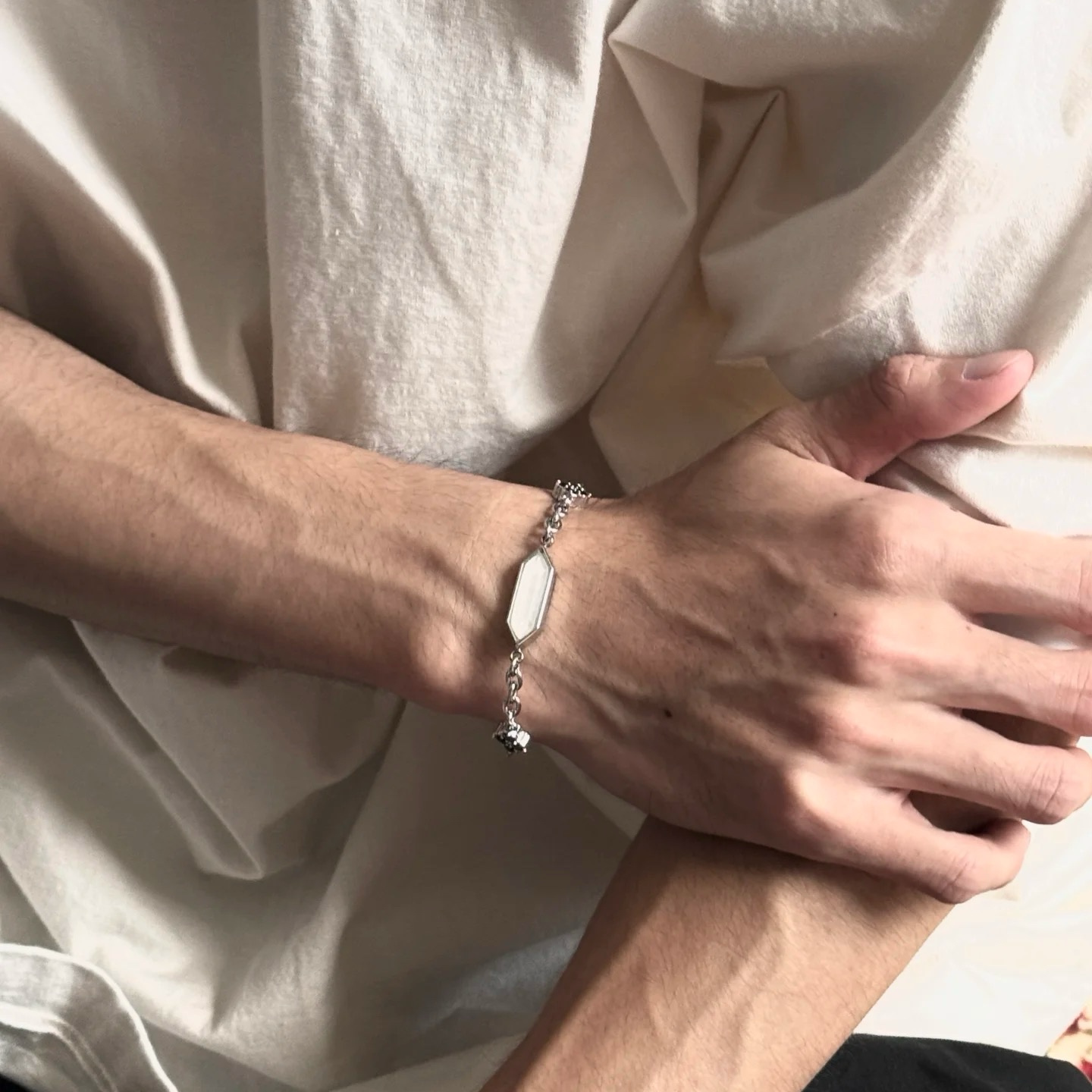 手链轻奢小众精致情侣黑曜石手串