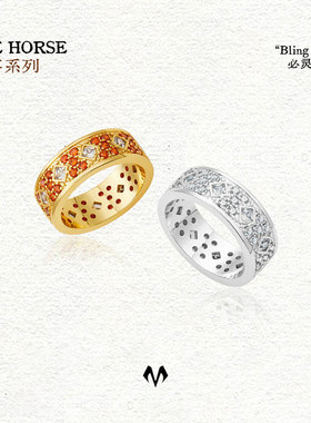 babama好事系列男士戒指情侣对戒