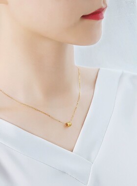 新款母亲节520小蛮腰项链路路通细ins女网红爆款挂坠时尚饰品批发