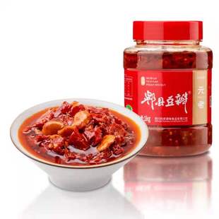 元老正宗四川特产郫县红油豆瓣酱500g/1kg家用厨房川菜回锅肉调料