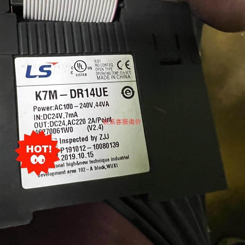 拍前询价：(议价)拆机-LS PLC K7M DR14UE一台模块G7F-A