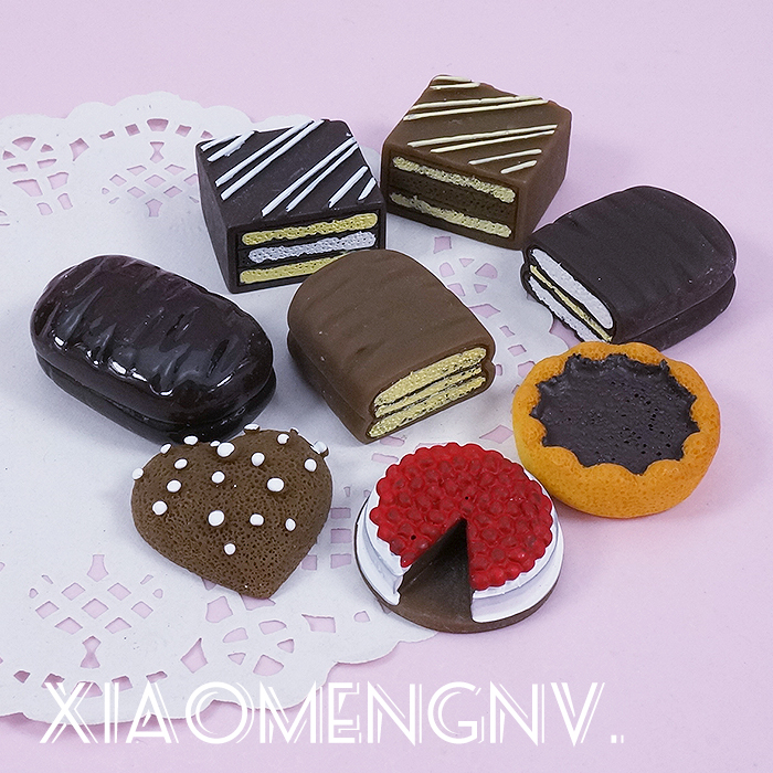 手机壳树脂巧克力蛋糕仿真奶油