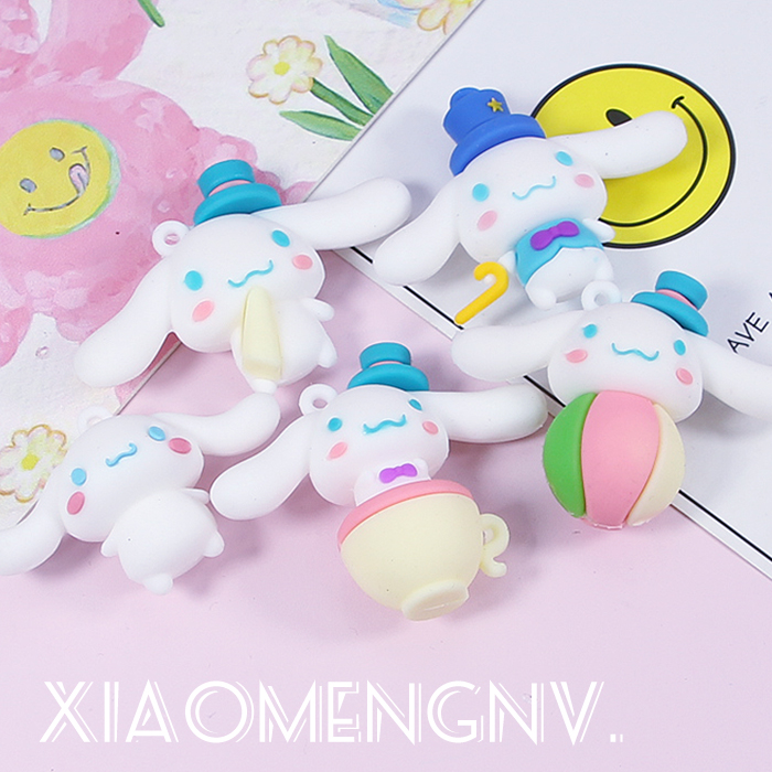 diy奶油胶公仔玉桂狗玩偶发夹