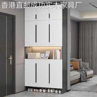 包邮 定制鞋 柜家用室内门口外楼道入户玄关柜一体靠墙走廊 新疆
