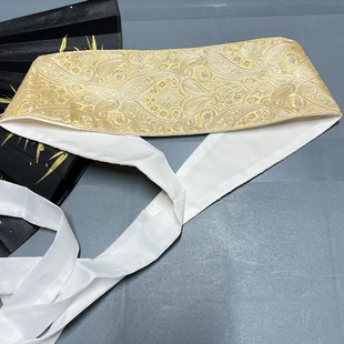 显瘦收腰织锦缎绣花腰封古风雪纺腰带汉服腰带复古连衣裙束腰通用