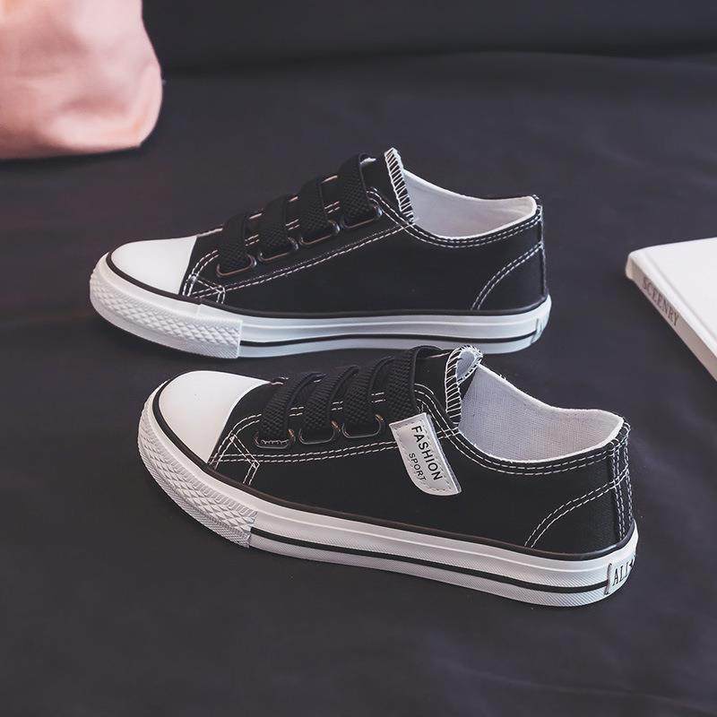 夏天魔术贴帆布鞋女鞋2026新款春秋一脚蹬休闲布鞋板鞋球鞋小白鞋,女鞋,帆布鞋,淘宝优惠券,粉丝福利购,淘宝优惠卷