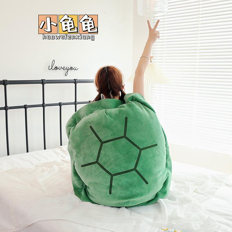 乌龟抱枕可穿戴公仔睡觉神器玩偶毛绒玩具衣服大龟壳王八睡袋龟蜜图片
