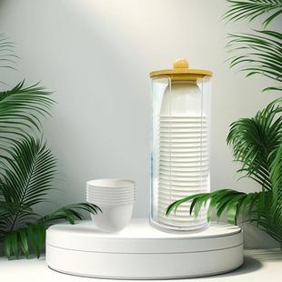 稻壳小麦秸秆一次性碗筷碟子家用高档独立包装可降解餐具四件套装