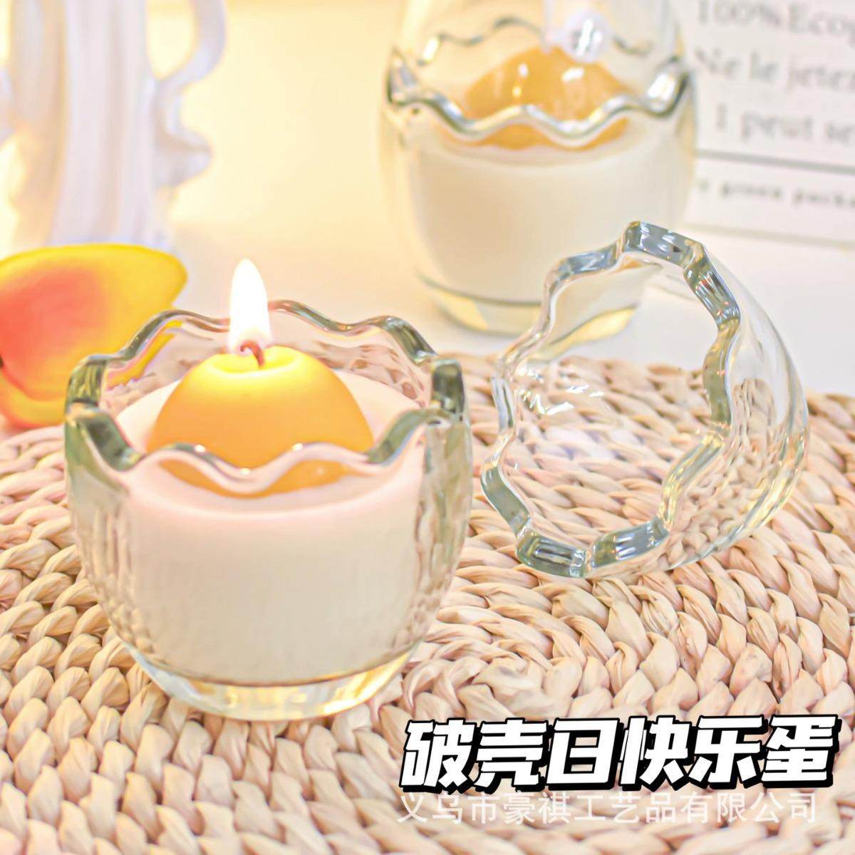 包邮鸡蛋壳布丁杯100耐高温玻璃布丁瓶慕斯杯酸奶焦糖布丁模具