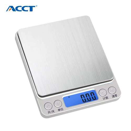 ACCT电子秤厨房秤称重食物称电子秤烘焙家用天平称精准迷你称食品