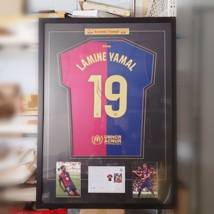 球衣相框装裱篮球NBA签名足球衣T恤CBA球服收藏展示框架实木定制