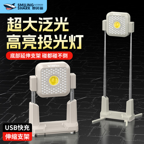 充电投光支架灯工程专用施工灯
