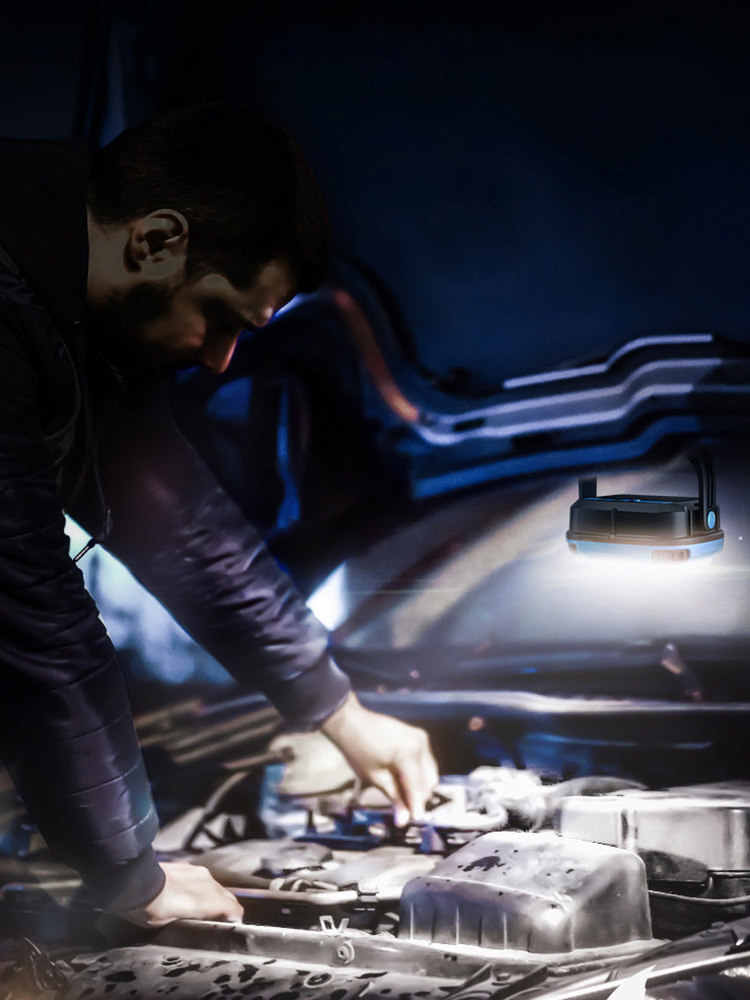 汽车维修工作灯超亮强光超长续航充电车载应急灯检修灯磁吸修车灯