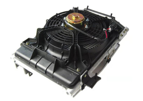 五十铃庆铃FTR空调电子扇总成FVR前空调冷凝器总成散热风扇 原厂