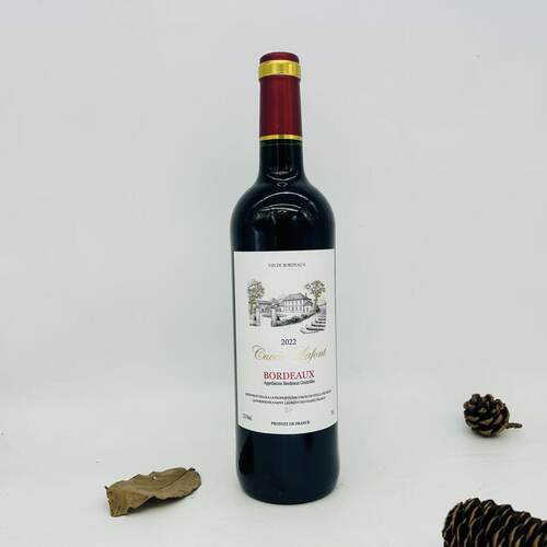 麦德龙法国波尔多进口拉芳特城堡干红葡萄酒CUUEE LAFONT 750ml