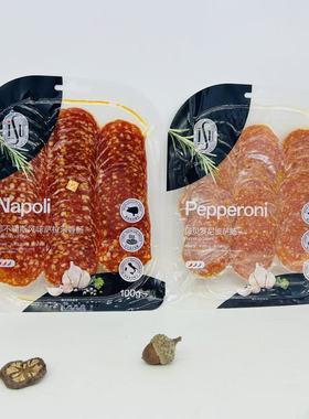 ISU INDEPENDENT SALUMI UNION OF Napoli & Pepperoni 100gX2