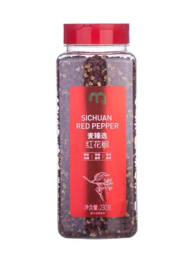 麦德龙麦臻选红花椒粒230g原料来自四川SICHUANG RED PEPPER